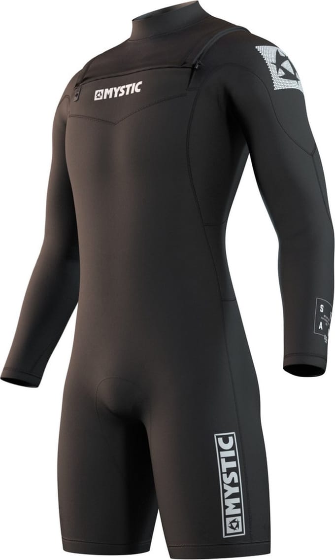 Star Longarm Shorty 3/2mm Double Fzip - Black