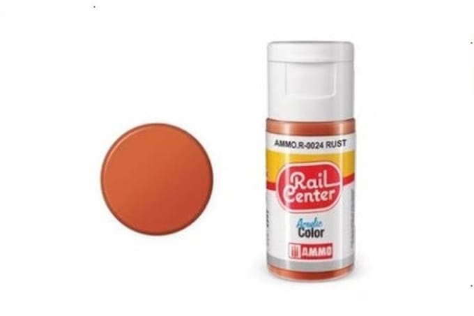AMMO by Mig Jimenez Hobbyverf - MIG R0024 Rail Center - Rust - 15ml Verf flesje - 15 ml