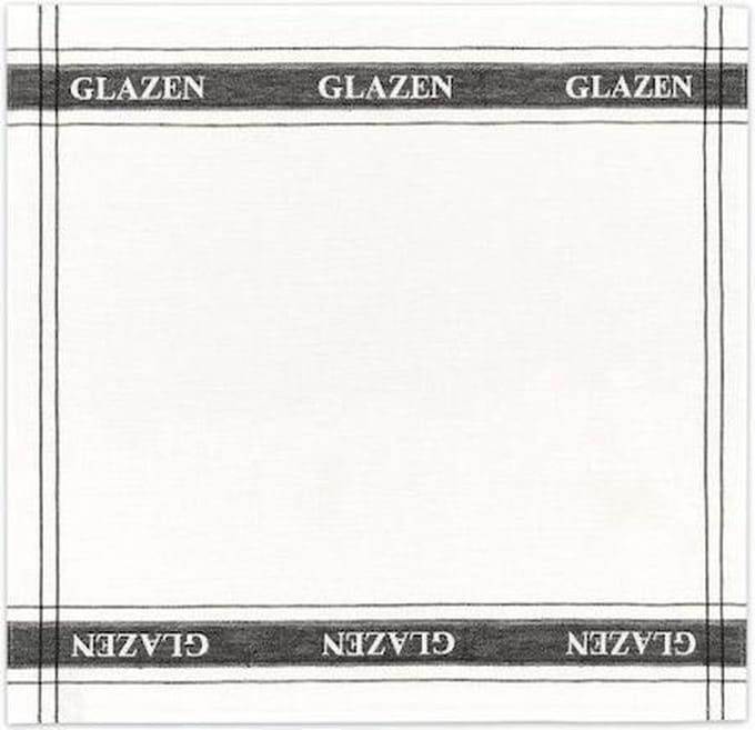 DDDDD Glazen Glazendoeken/poleerdoekenset - Wit - 3 Stuks