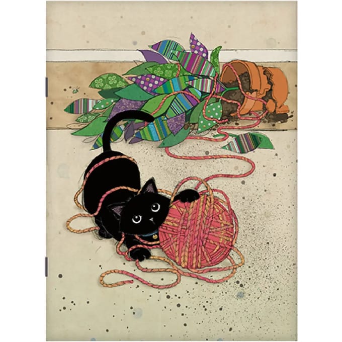 Notitieboekje a5 kitten Kiub Bug Art 48 p