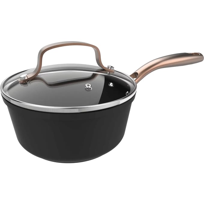 Casserolepan met deksel Cecotec Polka Fantasy 16 Pot Golden Ø 16 cm