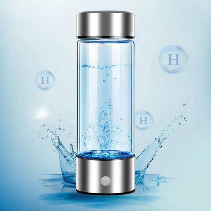 Waterstoffles Maker 420ml USB Oplaadbaar Bevordert Metabolisme Draagbaar Waterstofwater white