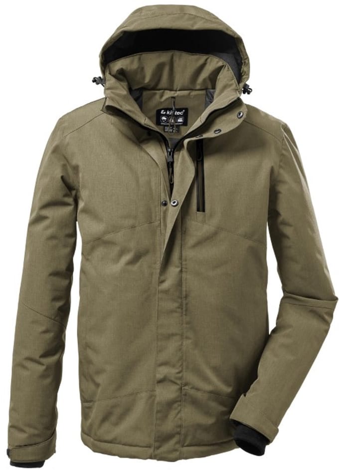 Killtec winterjas heren -37589 - taupe - functionele winterjas - maat 5XL