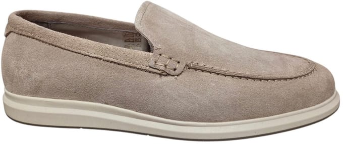 Berkelmans Pinar Papyrus Suede Instappers Beige Suede Heren - Beige - 43