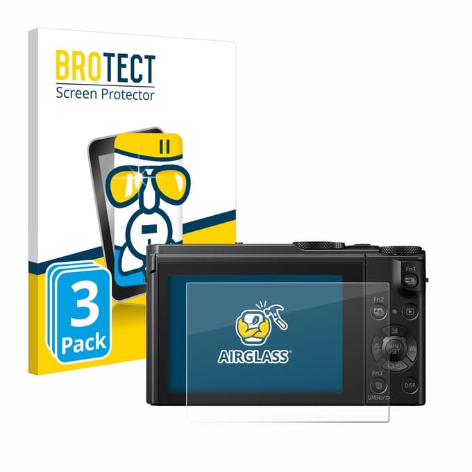 Screenprotector 3 Stuks voor Panasonic Lumix DMC-LX15 Beschermglas transparant
