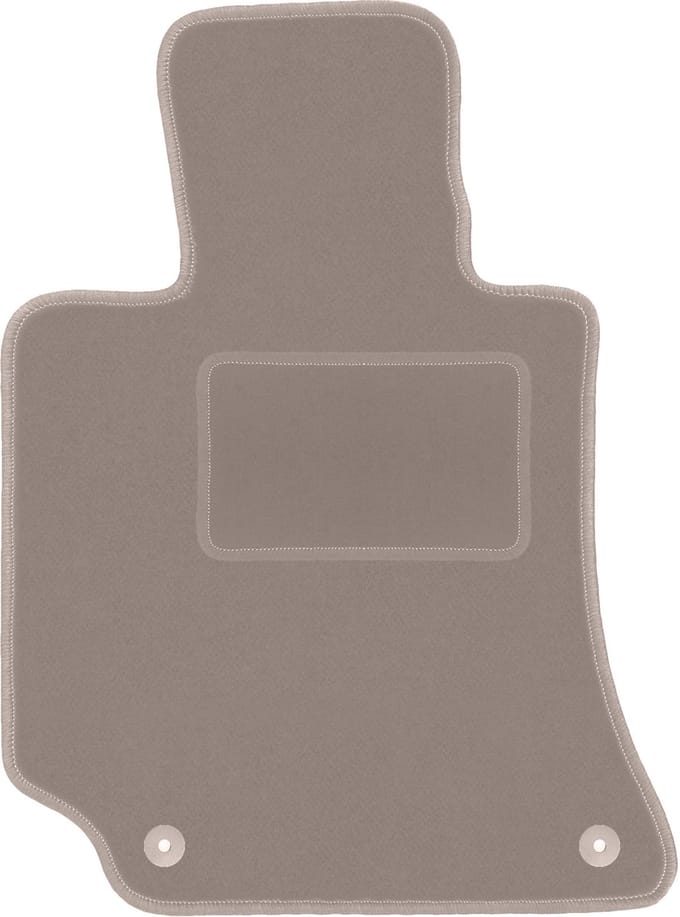 Beige bestuurdersmat voor: Mercedes CLS W218 coupé (2009-2016)