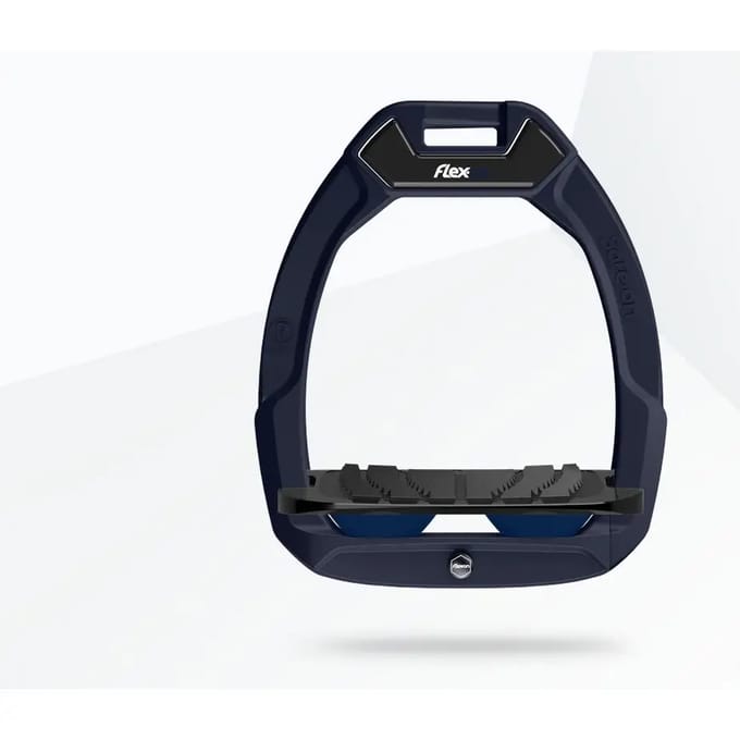 Veiligheidspitzen voor paardrijden Hellend Grip Marine/Zwart/Marine Flex-On Safe-On