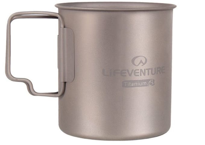 Lifeventure Beker 400 Ml Titanium Matgrijs