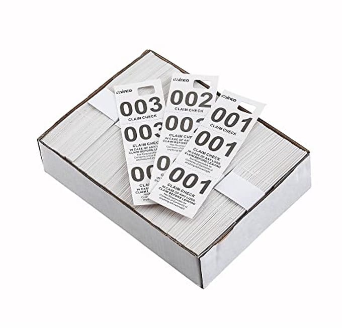 Geruite Jas in Witte Kleur, 500 Per Doos - Perfect voor de Professionele Keuken