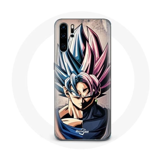 Coque pour Huawei P30 Manga Dragon Ball Anime Multicolore