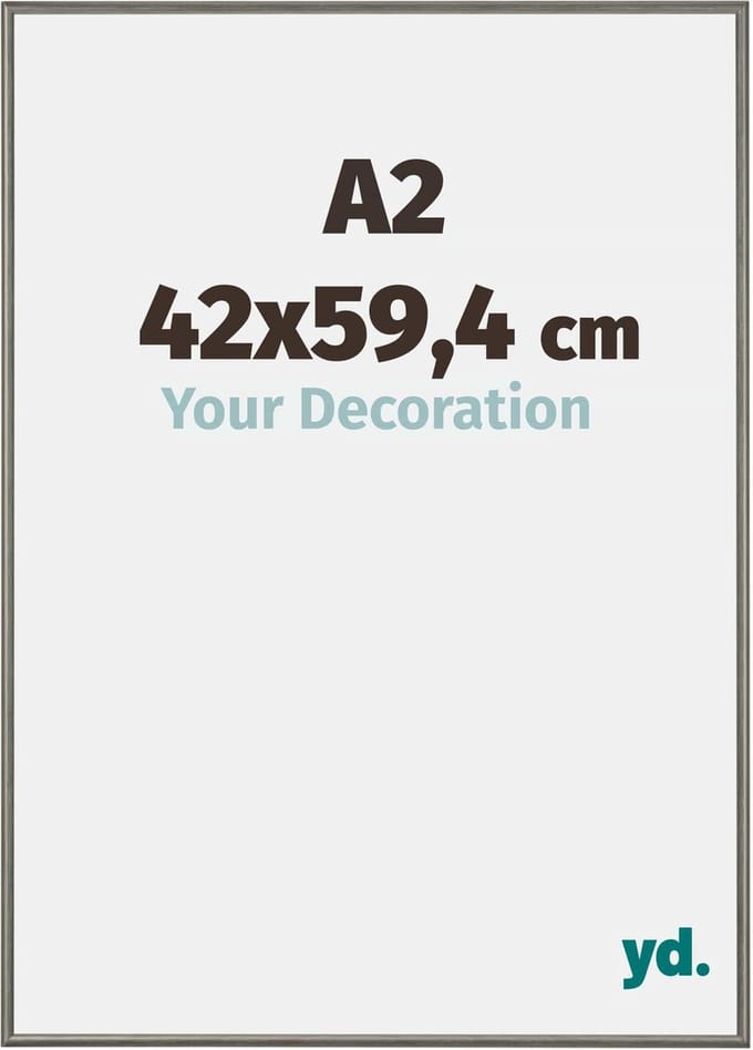 Your Decoration - Fotolijst A2 42x59,4 cm - Aluminium - Mercury Structuur - New York