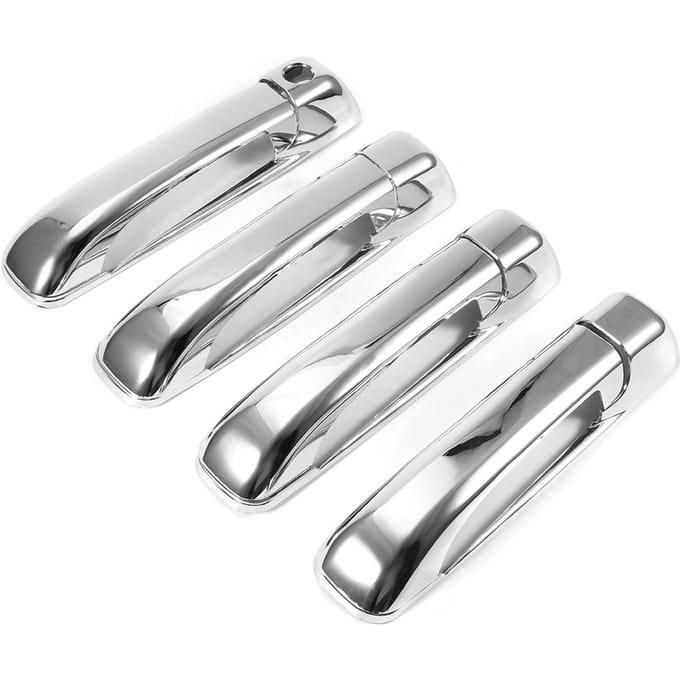 Auto Galvaniseer Deurklink Cover Trim Vervanging Past voor Dodge Ram 1500 20092015 white