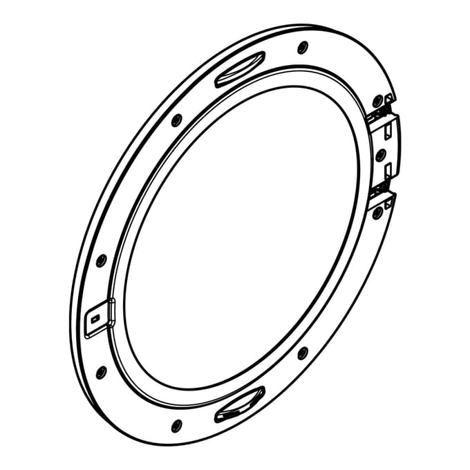 AEG deurkader, achter, grijs, Ø486 140039561208
