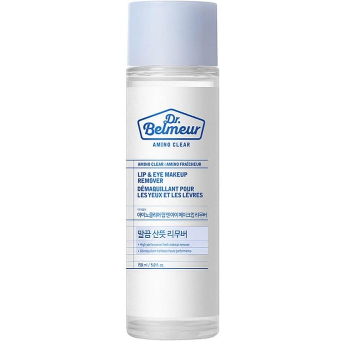 THE FACE SHOP Dr.Belmeur Amino Clear Lip & Eye Makeup Remover 150ml 150ml white