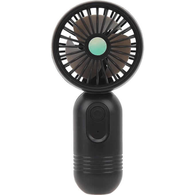 Handheld Miniventilator Kleine Persoonlijke Draagbare Ventilator Snelheid Verstelbaar USB Oplaadbare Ventilator voor Binnen black
