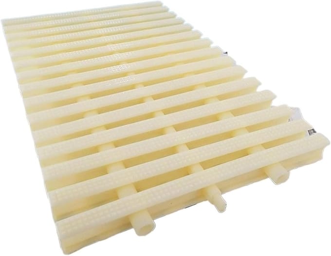Afvoerrooster - Drainage rooster - Zwembad drainage - Antislip ontwerp - 100 cm lengte - Beige