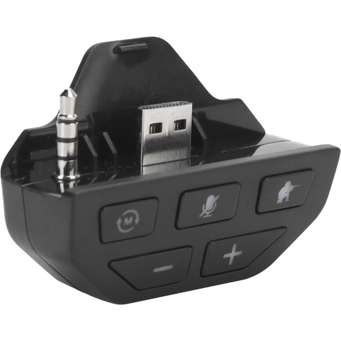 Headset Adapter Controller Audio Adapter Hoofdtelefoon Converter voor Xbox One Draadloze Gamepad zwart