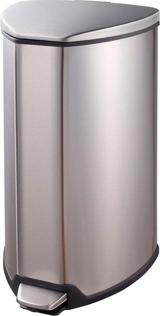 EKO - Grace pedaalemmer 15 liter - Stainless steel Plastic - mat RVS - Prullenbak