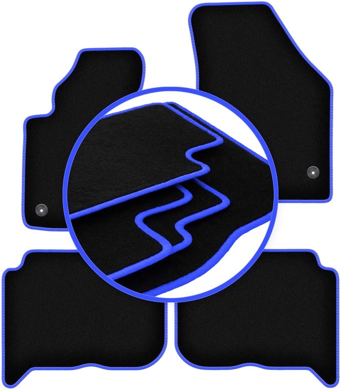 CARLUX-BLUE automatten voor: Volkswagen Touran I 2FL minivan (2010-)