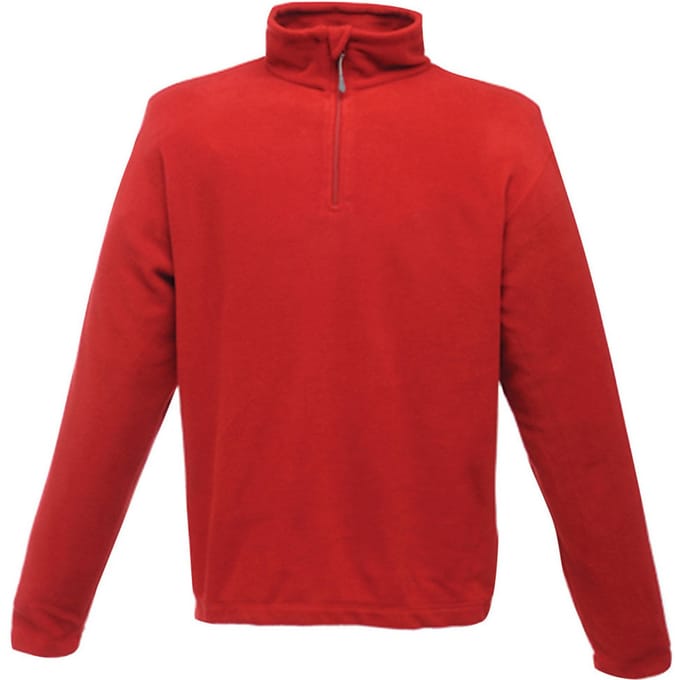 Regatta Heren Micro Zip Neck Fleece Top (170 GSM) (Klassiek rood)