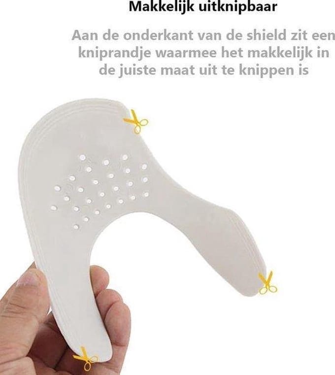 Sneaker Schilden - Crease Protector - Anti Kreuk - Small White (Maat 35 t/m 39)