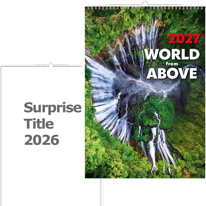 C139-27 World From Above Kalender A3+ 2027