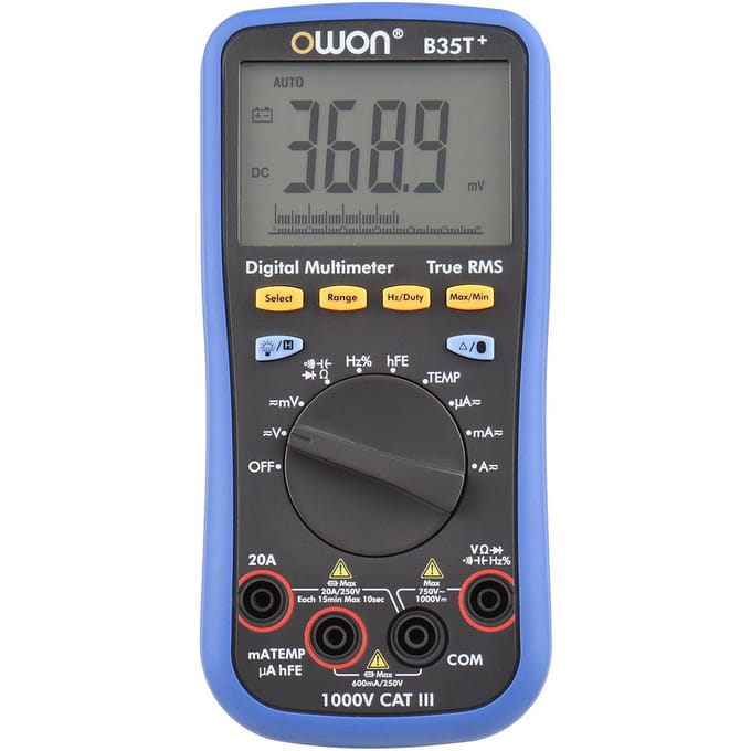 OWON B35T+ Digitale BT Multimeter met Offline Record 6000 Counts True RMS Auto-ranging Elektrisch