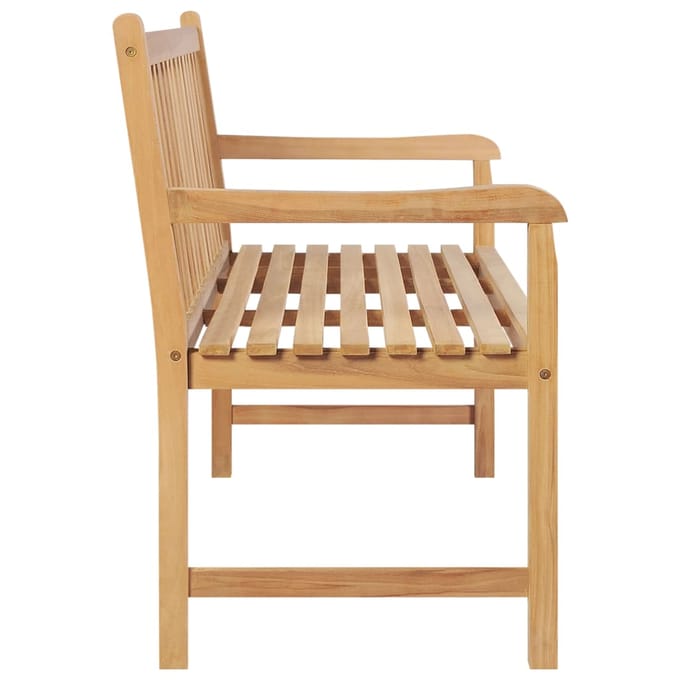 vidaXL - Tuinbank - 114 - cm - massief - teakhout