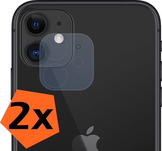 Camera Lens Protector - 2 Stuks - Geschikt voor Apple iPhone 11 - Camera Screenprotector - Gehard Glas - Beschermglas - Tempered Glass - Screen Protector