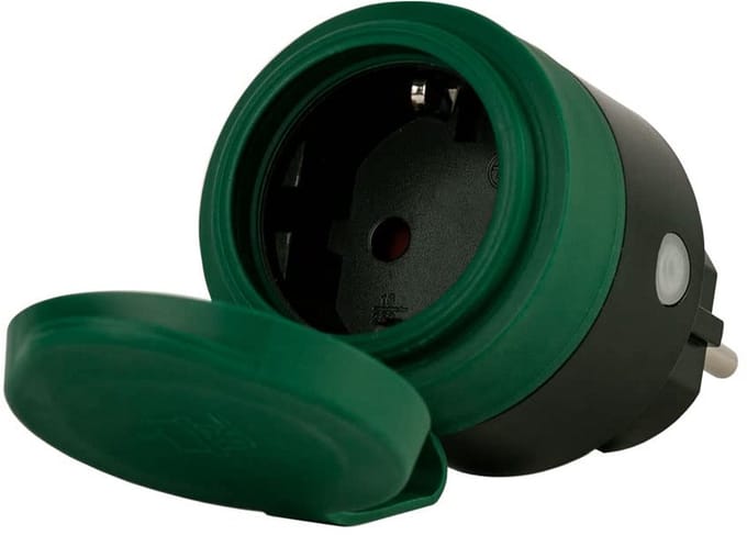 Wifi Buiten Stopcontact met Timer en Spraakbediening IP44