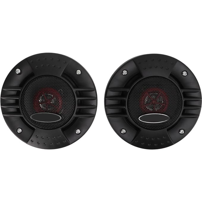 Paire Haut-parleur Tweeter Audio Voiture Rond 91dB Son Plus Fort Noir 4 Ohms pour Système Sonore black