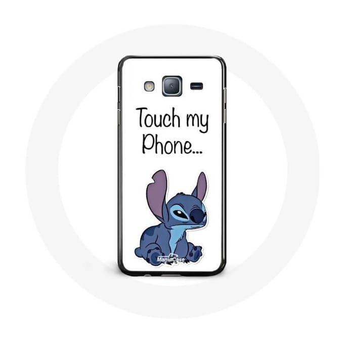 Coque pour Samsung Galaxy J5 2016 Lilo et Stitch mignon Fond blanc