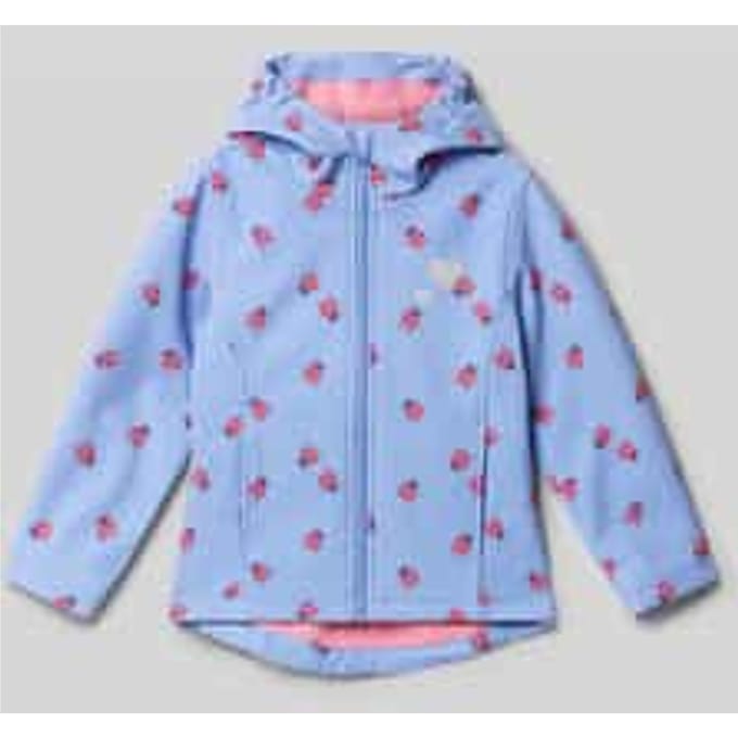 Regular fit softshell-jack met reflecterende elementen