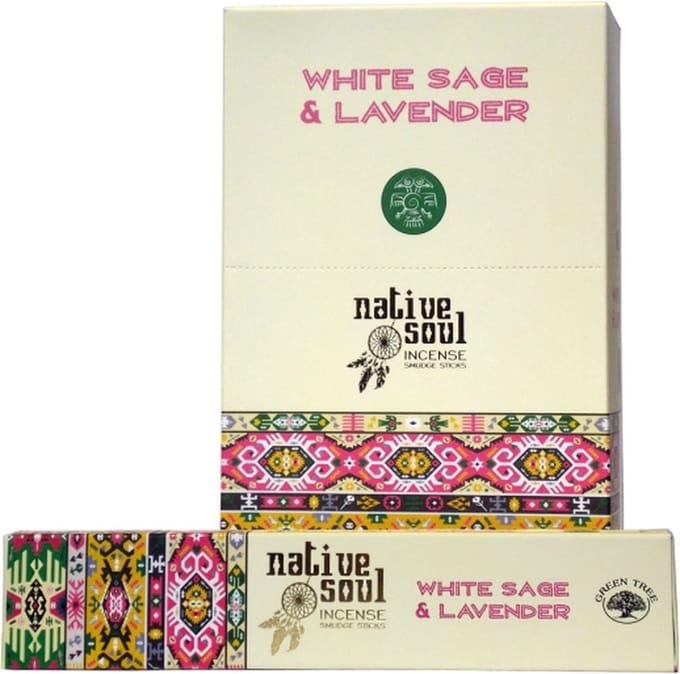 Wierook Native Soul White Sage & Lavender doos 12 stuks