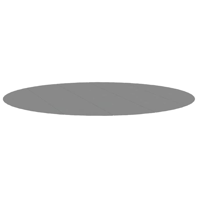 Vidaxl Tapis de Fond pour Piscine, Gris Clair, Ø550 cm, Géotextile Polyester