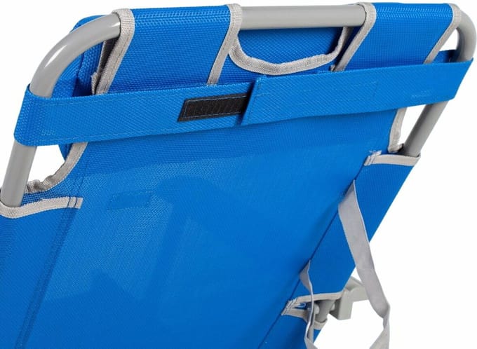 Liggende ligstoel Aktive Blauw 153 x 33 x 47 cm