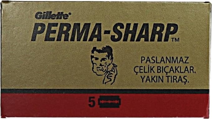Perma-Sharp Double Edge Blades | Gillette (5st)