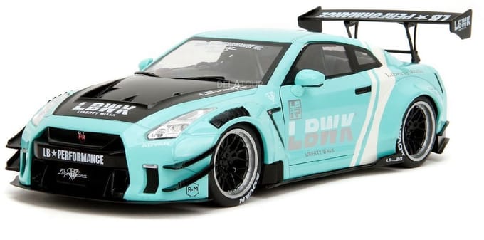 Nissan GT-R R35 Liberty Walk Body Kit 2.0 Seafoam Jada