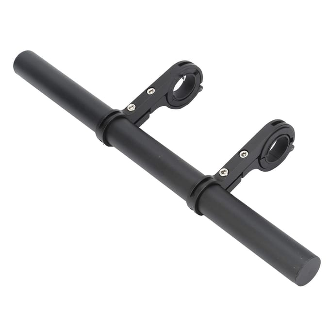 30CM Aluminiumlegering Fiets Stuurverlenger Beugel Mount Fiets Koplamp Mount Stang black