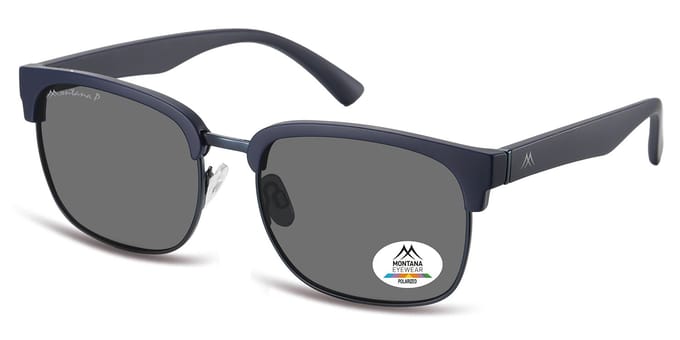 Montana Zonnebril Polarized Glanzend / Mat Blauw MP192B