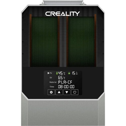 Creality Space Pi Filament Dryer Plus, 2-spool 3D-printer filament-droogbox, 360° snelle verwarming filamentopslag met LCD-scherm, éénknopsdroging