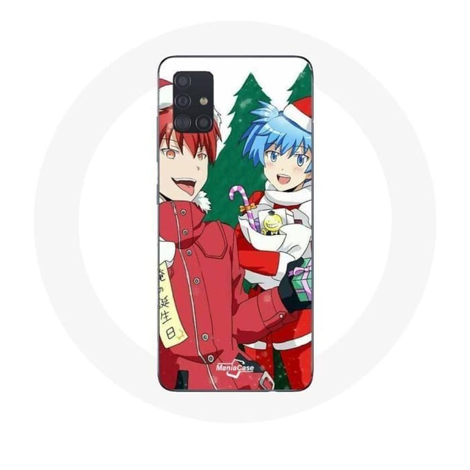 Coque pour Samsung Galaxy A51 5G Karma et Nagisa Assassination Classroom Anime Christmas day