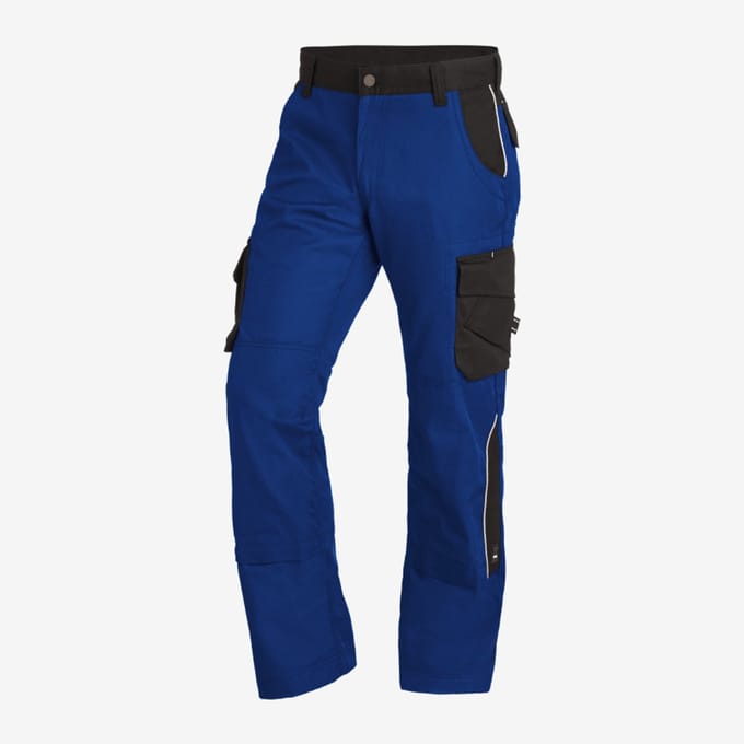 FHB BRUNO Werkbroek 130430 - Korenblauw-Zwart - 62