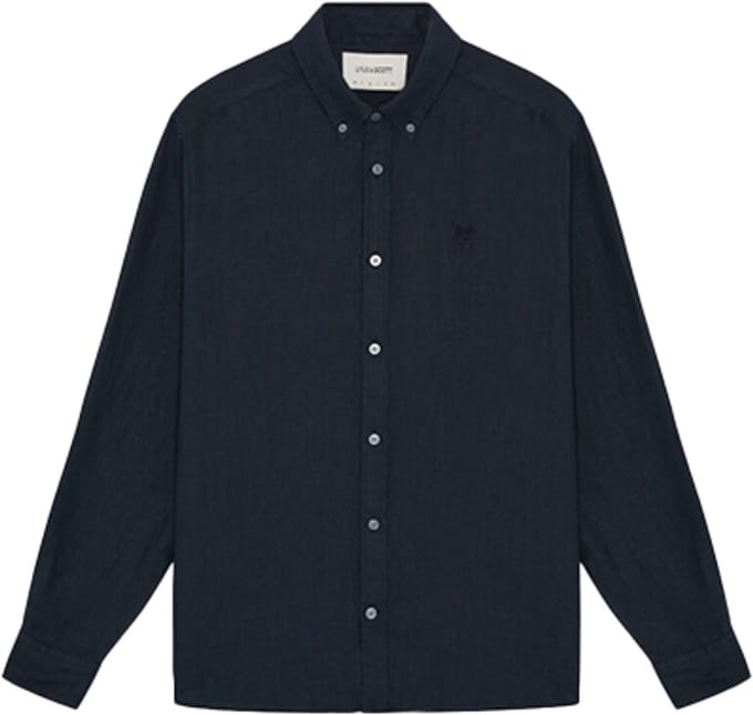 Lyle & Scott Long Sleeve Linen Shirt