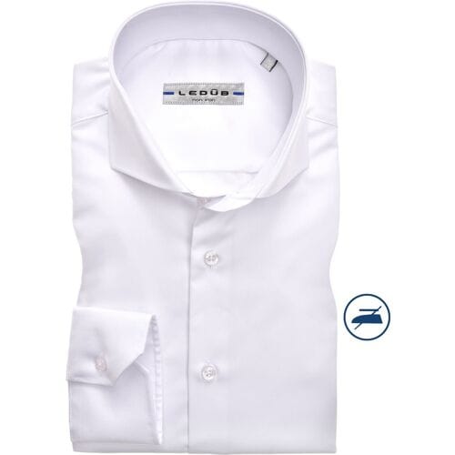 Ledûb Overhemd Non Iron Slim Fit Wit / male