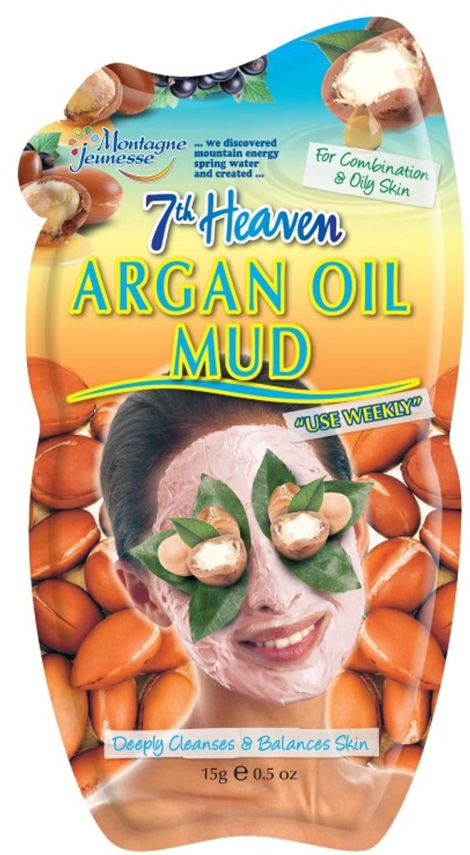 Montagne 7th Heaven gezichtsmasker argan oil mud 15 Gram