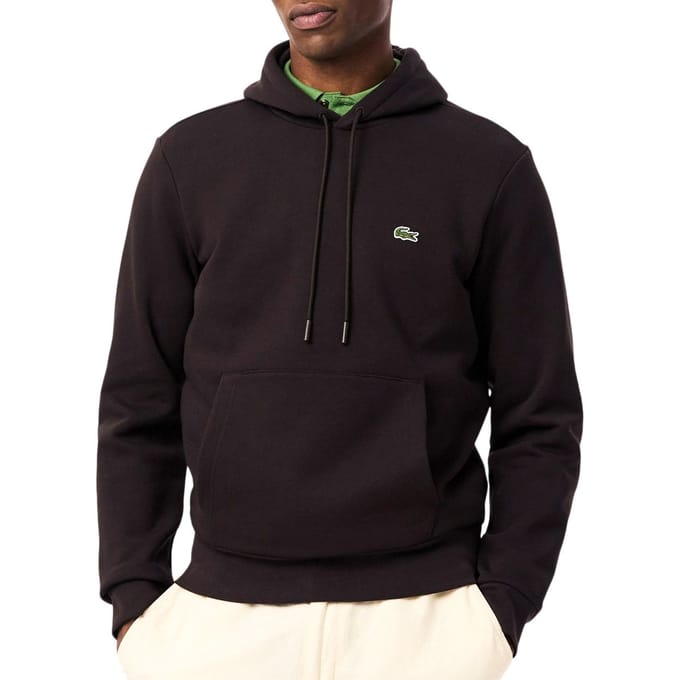 Lacoste Bio Cotton Fleece Hoodie Heren - Maat L
