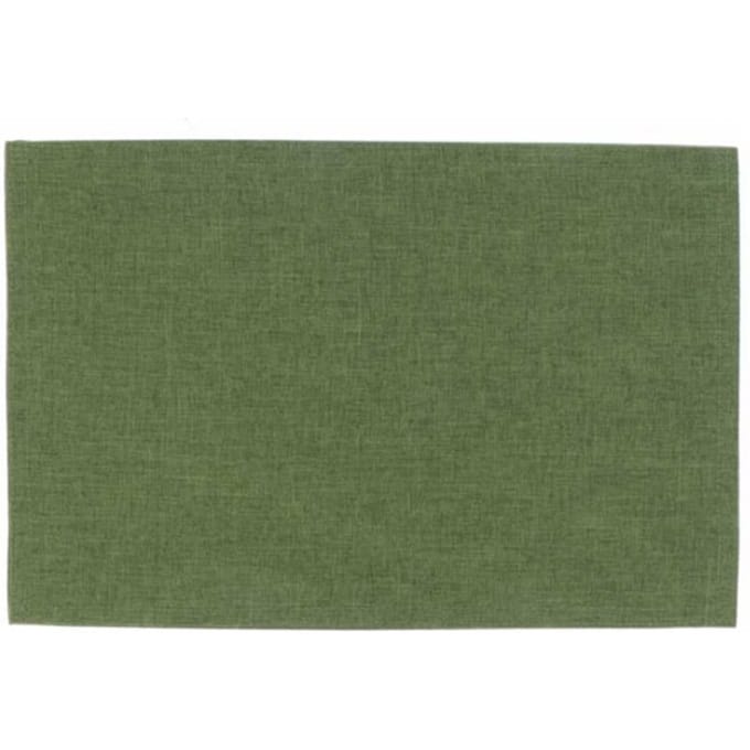 Unique Living | Placemat Dario | Rechthoekig | Polyester | Donkergroen | 45x30cm