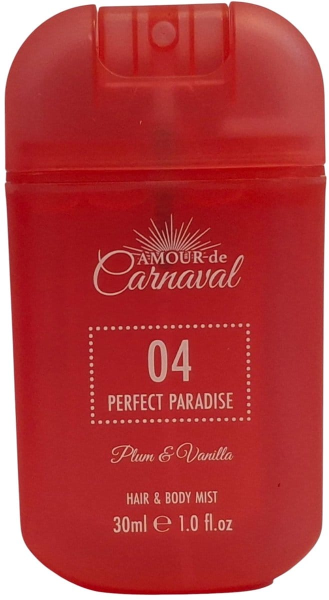 Amour de Carnaval 04 Perfect Paradise Hair & Body Mist – Plum & Vanilla – 30 ml