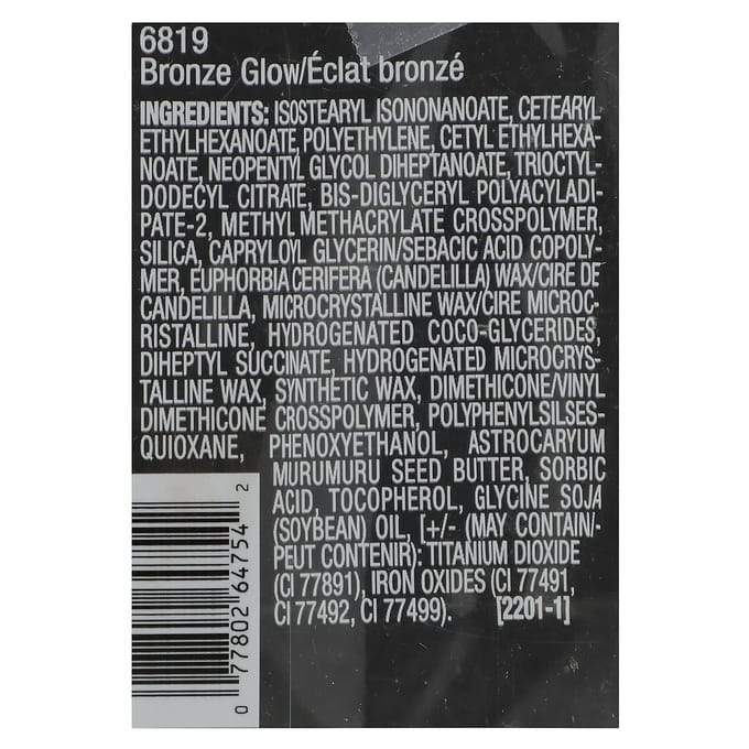 Color Perfect, Foundation Stick, 6819 Bronze Glow, 7G(0,25 oz) black